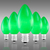C7 - Opaque Green - 5 Watt - Incandescent Christmas Light Replacement Bulbs Thumbnail
