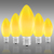 C9 - 7 Watt - Opaque Yellow - Incandescent Christmas Light Replacement Bulbs Thumbnail