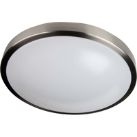 1400 Lumens - 20 Watt - 12 in. Cool White LED Ceiling Light Fixture - 4100 Kelvin - Brushed Nickel Trim - 100 Watt Equal - 120 Volt - TCP 218F12A241KBN