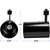 Track Light Fixture - Flat Back Cylinder - Black  Thumbnail