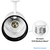 Track Light Fixture - Flat Back Cylinder - White Thumbnail