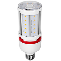 1550 Lumens - 10 Watt - 3500 Kelvin - LED Corn Bulb - 50 Watt Metal Halide Equal - Medium Base - 120-277 Volt - PLTS-12294