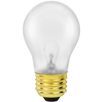 40 Watt - Opaque - Incandescent A15 Appliance Bulb - Shatter Resistant - Medium Base - 130 Volt - PLT 40A15CLTF