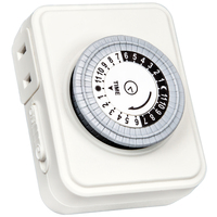 Mechanical Indoor Timer - 2 Outlets - 1875 Watt Maximum - 15 Amps - 120 VAC - PLT Solutions - PLTS-12338