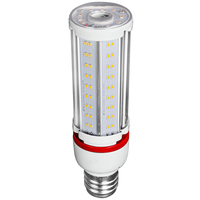 5580 Lumens - 36 Watt - 3500 Kelvin - LED Corn Bulb - 150 Watt Metal Halide Equal - Mogul Base - 120-277 Volt - PLTS-12297
