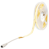 16 ft. - Warm White - LED Tape Light/Strip Light Kit - 3M Adhesive Backing - Includes 24V Power Supply and RF Controller with Remote - PLT Solutions - PLTS-12255