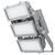 84,000 Lumens - 600 Watts - 5000 Kelvin - LED Industrial Flood and Sport Light Fixture Thumbnail