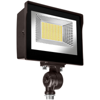 3 Colors - 35 Watt - 5034 Lumens - Selectable LED Flood Light Fixture - Kelvin 3000-4000-5000 - Replaces a 175 Watt Metal Halide - 0-10 Volt Dimmable - DLC 5.1 Premium - 120-277 Volt - PLT Solutions - PLTS-12253
