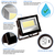 80 Watt - 11,500 Lumens - 3 Colors - Selectable LED Flood Light Fixture Thumbnail