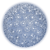 150L 10IN LED SPHERE COOL WHT