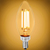 500 Lumens - 4 Watt - 2700 Kelvin - LED Chandelier Bulb - 3.7 in .x 1.4 in. Thumbnail