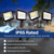 80 Watt - 11,500 Lumens - 3 Colors - Selectable LED Flood Light Fixture Thumbnail