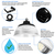 Overstock Liquidation/All Sales Final - 14,000 Lumens - 100 Watt - 5000 Kelvin - UFO LED High Bay Light Fixture With Glare Shield Thumbnail