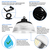 21,000 Lumens - 150 Watt - 5000 Kelvin - UFO LED High Bay Light Fixture With Direct and Indirect Light Thumbnail