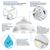 14,000 Lumens - 100 Watt - 5000 Kelvin - UFO LED High Bay Light Fixture With Direct and Indirect Light Thumbnail