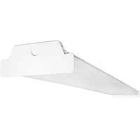 8320 Lumens - 64 Watt - 4000 Kelvin - 4 ft. x 7 in. LED Wraparound Fixture - 4 Lamp Fluorescent Equal - Acrylic Lens - 0-10 Volt Dimmable - 120-277 Volt - PLT Solutions - PLT-90181