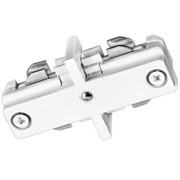 Nora NT-2310W - White - Straight Connector - Dual Circuit - Compatible with Halo Track
