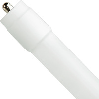 5300 Lumens - 42 Watt - 3000 Kelvin - 8 ft. LED T8 Tube Lamp - Type B Ballast Bypass - Double-Ended Power - Single Pin Base - 120-277 Volt - Case of 10 - TCP LT8F43B230K
