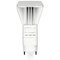 1100 Lumens - 9 Watt - Color Selectable LED PL Lamp - Kelvin 3000-3500-4000 - Replaces 13W-42W CFL - 4-Pin G24q or GX24q Base - Plug and Play - 120-277 Volt - MaxLite 104734