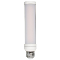 5 Colors - 8 Watt - 1050 Lumens - Selectable LED PL Lamp - E26 Base - Kelvin 2700-3000-3500-4000-5000 - Replaces 18W CFL - Ballast Bypass - 120-277 Volt - MaxLite 104739
