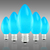 C7 - 5 Watt - Blue - Incandescent Christmas Light Replacement Bulbs Thumbnail