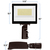 105 Watt - 14,130 Lumens - 3 Colors -  Selectable LED Flood Light Fixture Thumbnail