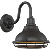 Outdoor Wall Sconce Fixture - Small - For (1) Incandescent or LED Bulb - Medium Base - Bronze Finish - Bulb Not Included - Nuvo 60-7011