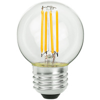LED G16 40W 24K E26 CLEAR