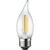 Natural Light - 300 Lumens - 3 Watt - 2400 Kelvin - AmberGlow LED Chandelier Bulb - 3.8 in. x 1.4 in. Thumbnail