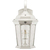 14.5 in. LED Outdoor Wall Sconce Fixture - Flame Lantern - Water Glass Lens - White Finish Thumbnail