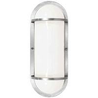 1000 Lumens - 12.5 Watt - 3000 Kelvin - LED Wall Sconce Fixture - Silver Finish - Plastic Lens - 120 Volt - Euri Lighting EOL-WL16FR-2030e