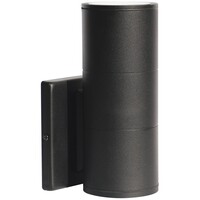900 Lumens - 10 Watt - 3000 Kelvin - LED Outdoor Wall Sconce Fixture - Up or Down Installation - Black Finish - Nuvo 62-1148