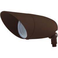 1250 Lumens - 12 Watt - 3000 Kelvin - LED Bullet Head Flood Fixture - Bronze Finish - 5-Year Warranty - Nuvo 62-1206