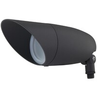 1250 Lumens - 12 Watt - 3000 Kelvin - LED Bullet Head Flood Fixture -Dark Gray Finish - 5-Year Warranty - Nuvo 62-1207