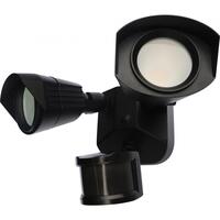 LED SEC LT 2HEAD 20W BLK 4000K