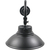 15 in. Wattage and Color Selectable LED Outdoor Wall Sconce Fixture - Downward Light Distribution - Black Finish Thumbnail