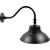 15 in. Wattage and Color Selectable LED Outdoor Wall Sconce Fixture - Downward Light Distribution - Black Finish Thumbnail