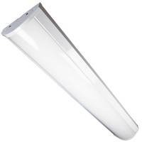 3 Wattages - 3 Lumen Outputs - 3 Colors - 4 ft. Selectable LED Stairwell Light with Motion Sensor - Watts 35-45-55 - Up to 7425 Lumens - Kelvin 3500-4000-5000 - TCP STR4UZDA4CCT