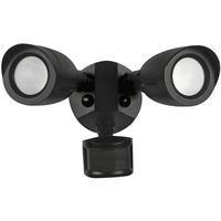 LED SEC LT BULL 2HEAD 20W BLK