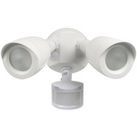 LED SEC LT BULL 2HEAD 20W WHT