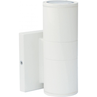 900 Lumens - 10 Watt - 3000 Kelvin - LED Outdoor Wall Sconce Fixture - Up or Down Installation - White Finish - Nuvo 62-1137