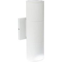12 in. LED Outdoor Wall Sconce Fixture - Direct and Indirect Light - White Finish - 1800 Total Lumens - 20 Watt - 3000 Kelvin - 90 CRI - 120-277 Volt - Nuvo 62-1143R1