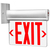 LED Exit Sign - Red Letters - Universal Edge-Lit Thumbnail