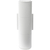 12 in. LED Outdoor Wall Sconce Fixture - Direct and Indirect Light - White Finish Thumbnail