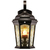 14.5 in. LED Outdoor Wall Sconce Fixture - Flame Lantern - Water Glass Lens - Bronze Finish Thumbnail