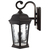 14.5 in. LED Outdoor Wall Sconce Fixture - Flame Lantern - Water Glass Lens - Bronze Finish Thumbnail
