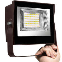 2260 Lumens - 15 Watt - Color Selectable LED Flood Light Fixture - Kelvin 3000-4000-5000 - 151 Lumens Per Watt - Replaces a 70 Watt Metal Halide - Yoke Mount - 120-277 Volt - PLTS-12250