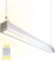 4 ft. Color Selectable Architectural LED Linear Fixture - Up/Down Light - 6500 Total Lumens - White Thumbnail