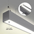 4 ft. Color Selectable Architectural LED Linear Fixture - Up/Down Light - 6500 Total Lumens - Silver Thumbnail