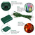 8.4 ft. Battery Operated Christmas Light Stringer - (20) Multi-Color LED Bulbs Thumbnail